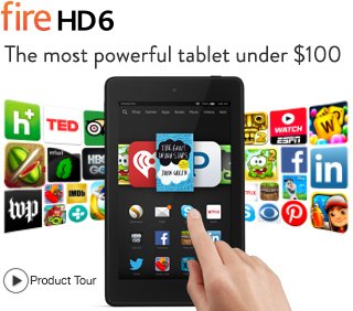 Win a Kindle Fire HD 6 Tablet or a $99 USD Amazon Gift Card!