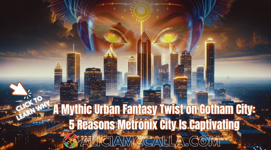 Gotham City with a Mythic Urbanist Twist. Metronix City created by Alicia McCalla