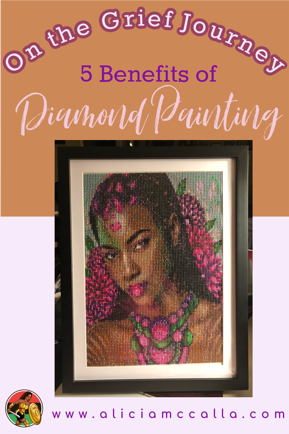 On the Grief Recovery Journey: Five Benefits of Diamond Painting to Navigate Grief Brain