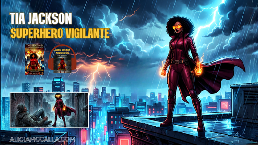 Tia Jackson Vigilante Powered by Oya and Written By Alicia McCalla