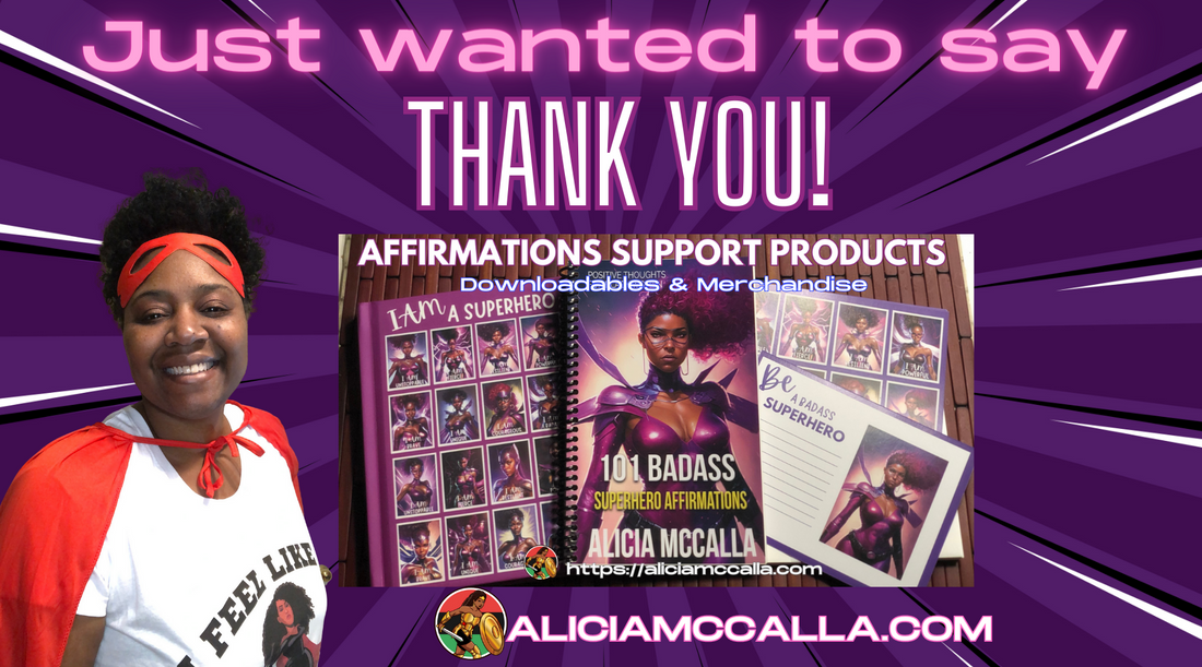 Alicia McCalla Says Thank You for the Support during the 101 Badass Affirmations Launch