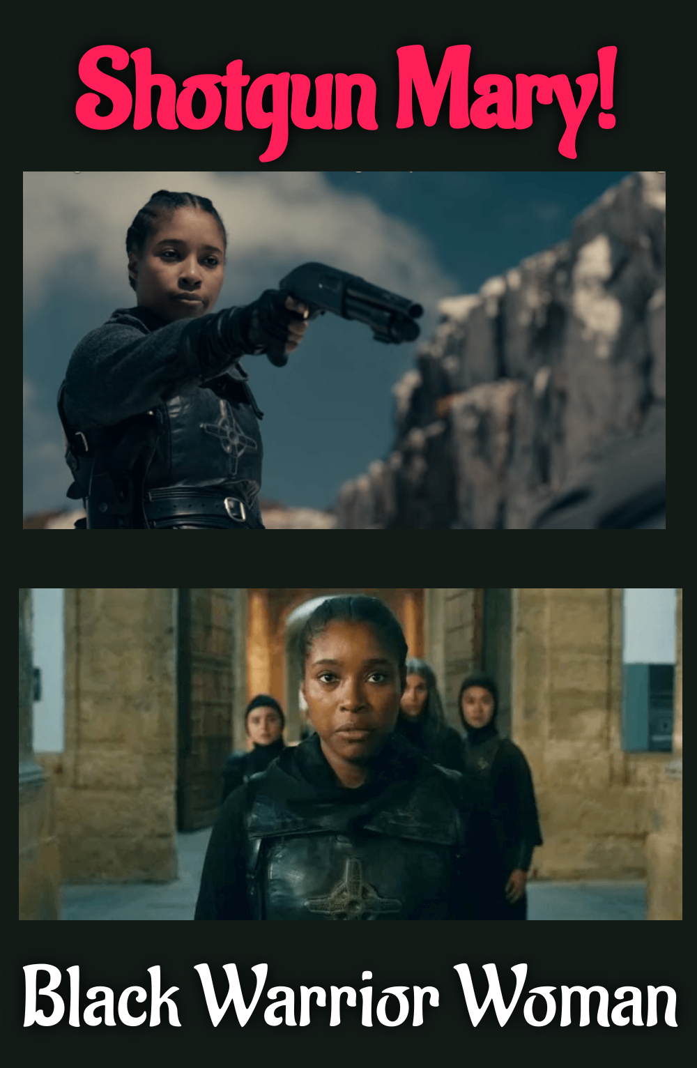 Netflix Warrior Nun: Shotgun Mary, a Black Woman Warrior