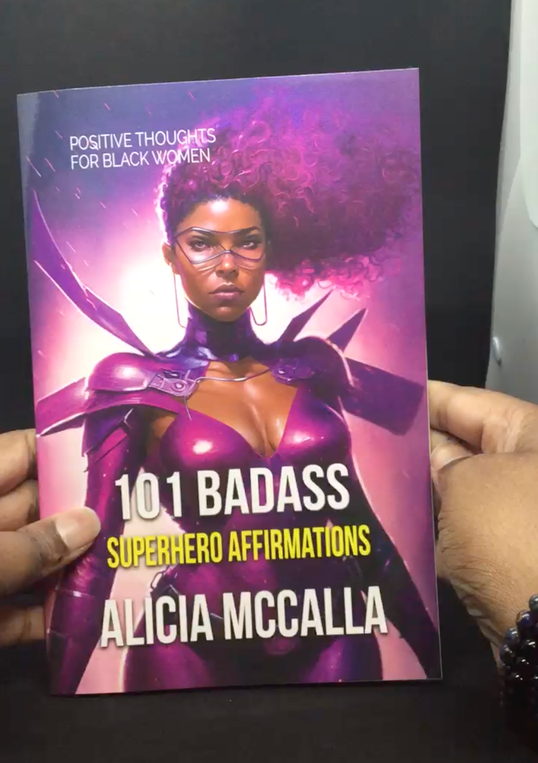 Glossy Cover of the 101 Badass Superhero Affirmations