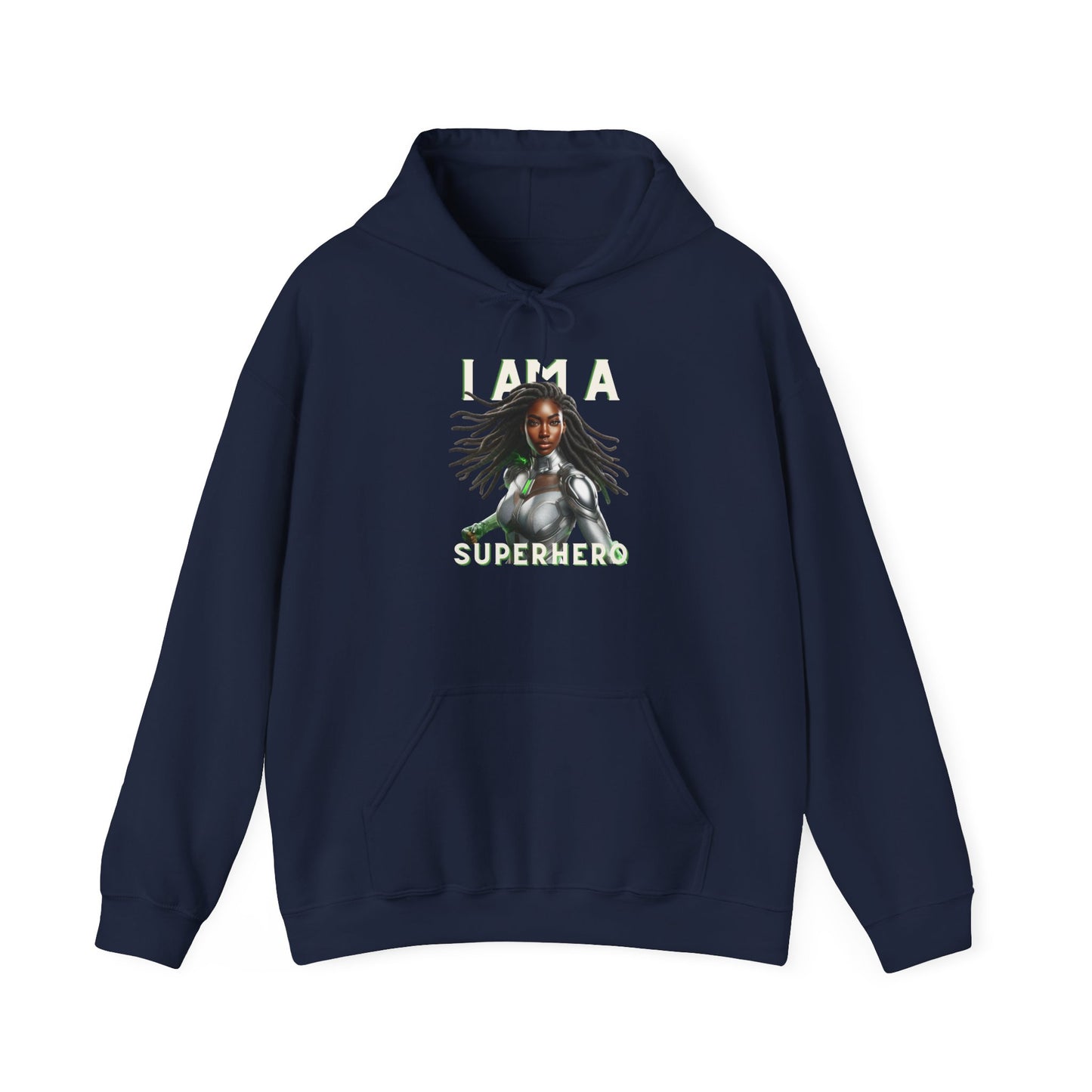 THE SILVER SOLDIER HOODIE | BLACK FEMALE SUPERHERO | OMEGA LEVEL PROTECTOR
