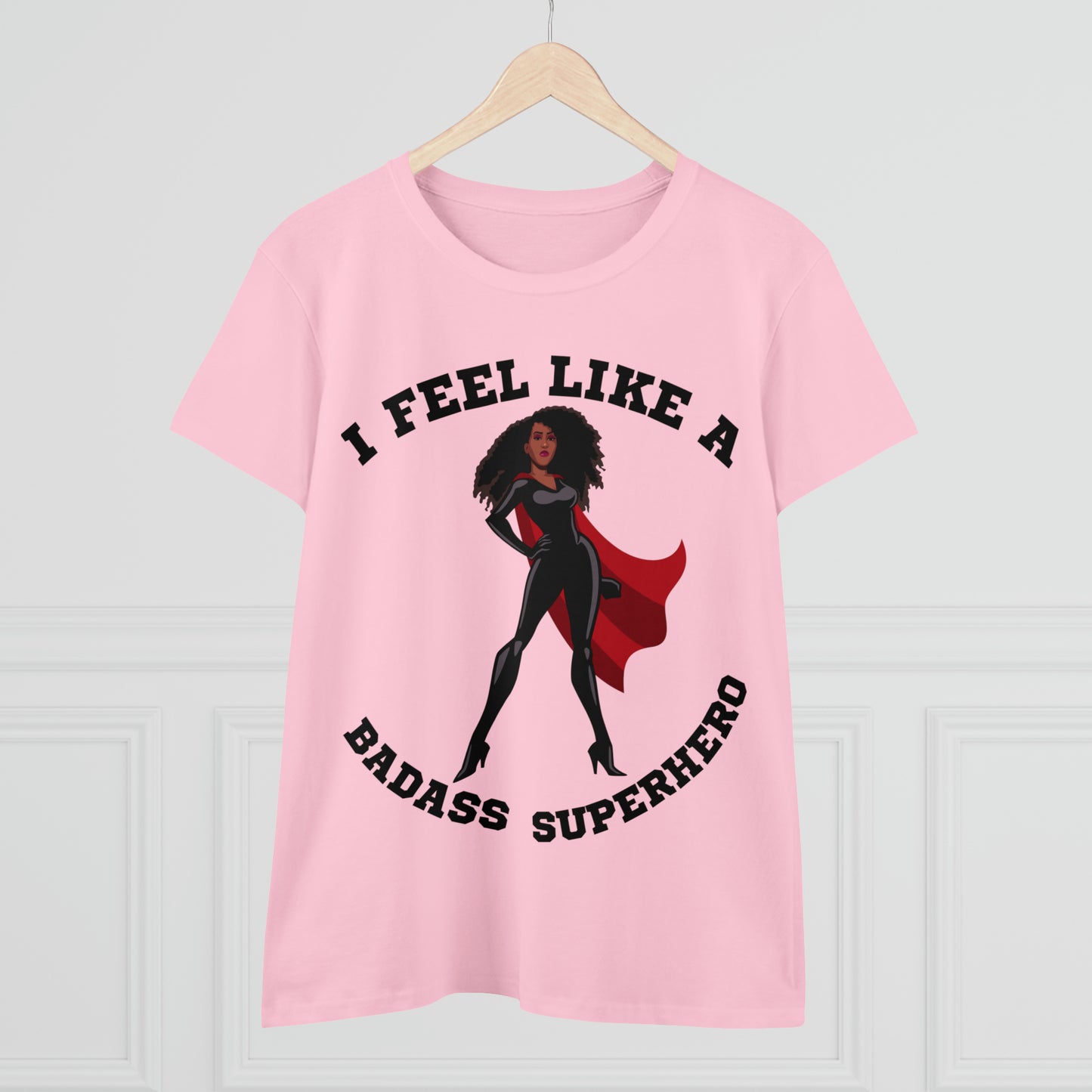 Badass Superhero Collection | Adult Women's Midweight Cotton Tee | Superhero Fashion