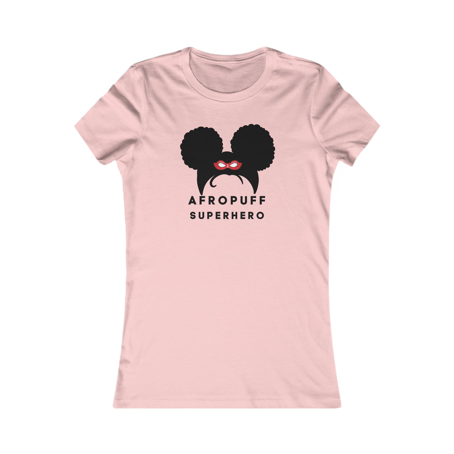 Afro Puff Superhero | Adult Women's Favorite Tee | Superhero Fashion