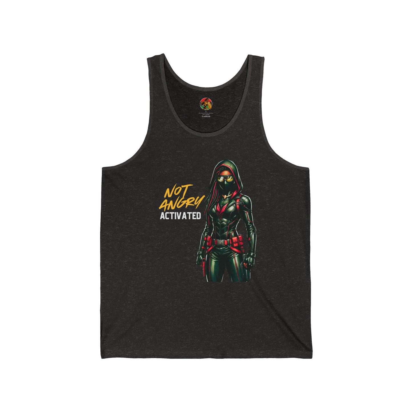 Street Justice Vigilante | Adult Unisex Jersey Tank | Summer Crime Fighter Fashion