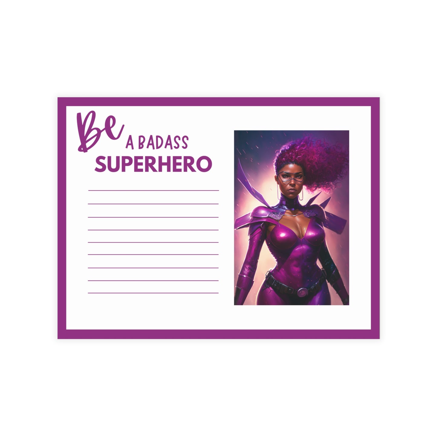I AM A SUPERHERO | Inspirational Postcard Bundles (envelopes included) | Affirmations Accessories