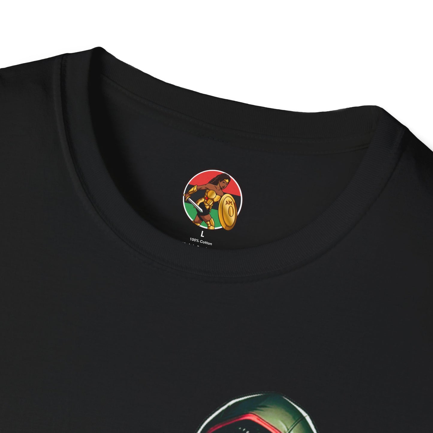 Black Woman Vigilante | Adult Unisex Softstyle T-Shirt  | Street Justice Fashion
