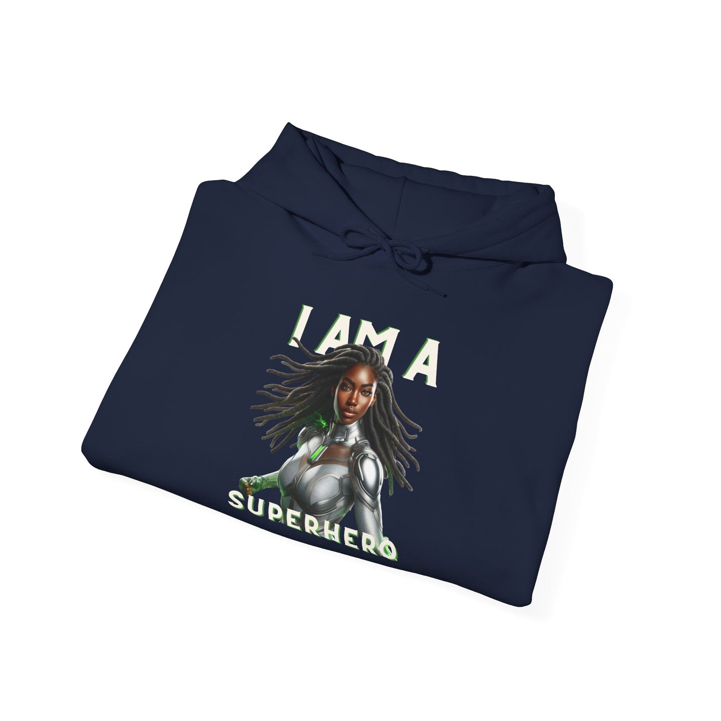 THE SILVER SOLDIER HOODIE | BLACK FEMALE SUPERHERO | OMEGA LEVEL PROTECTOR