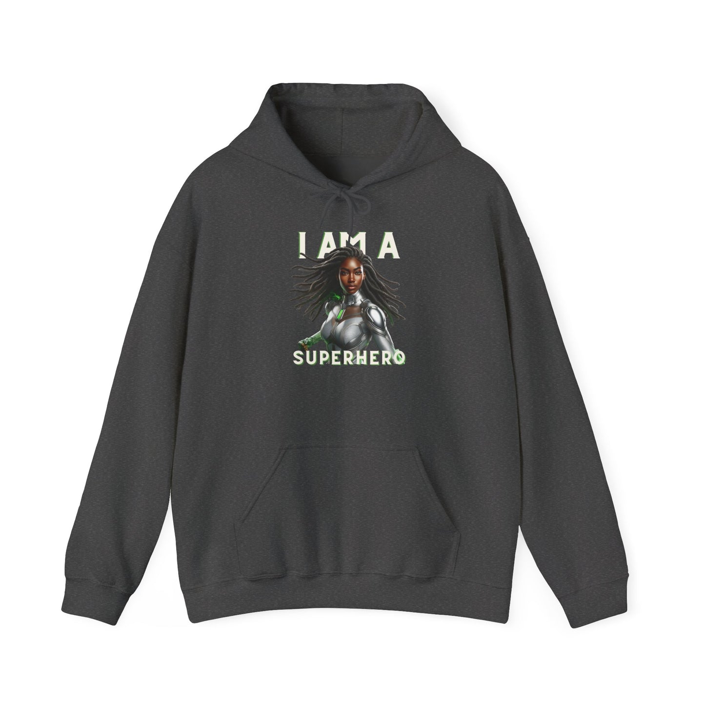 THE SILVER SOLDIER HOODIE | BLACK FEMALE SUPERHERO | OMEGA LEVEL PROTECTOR