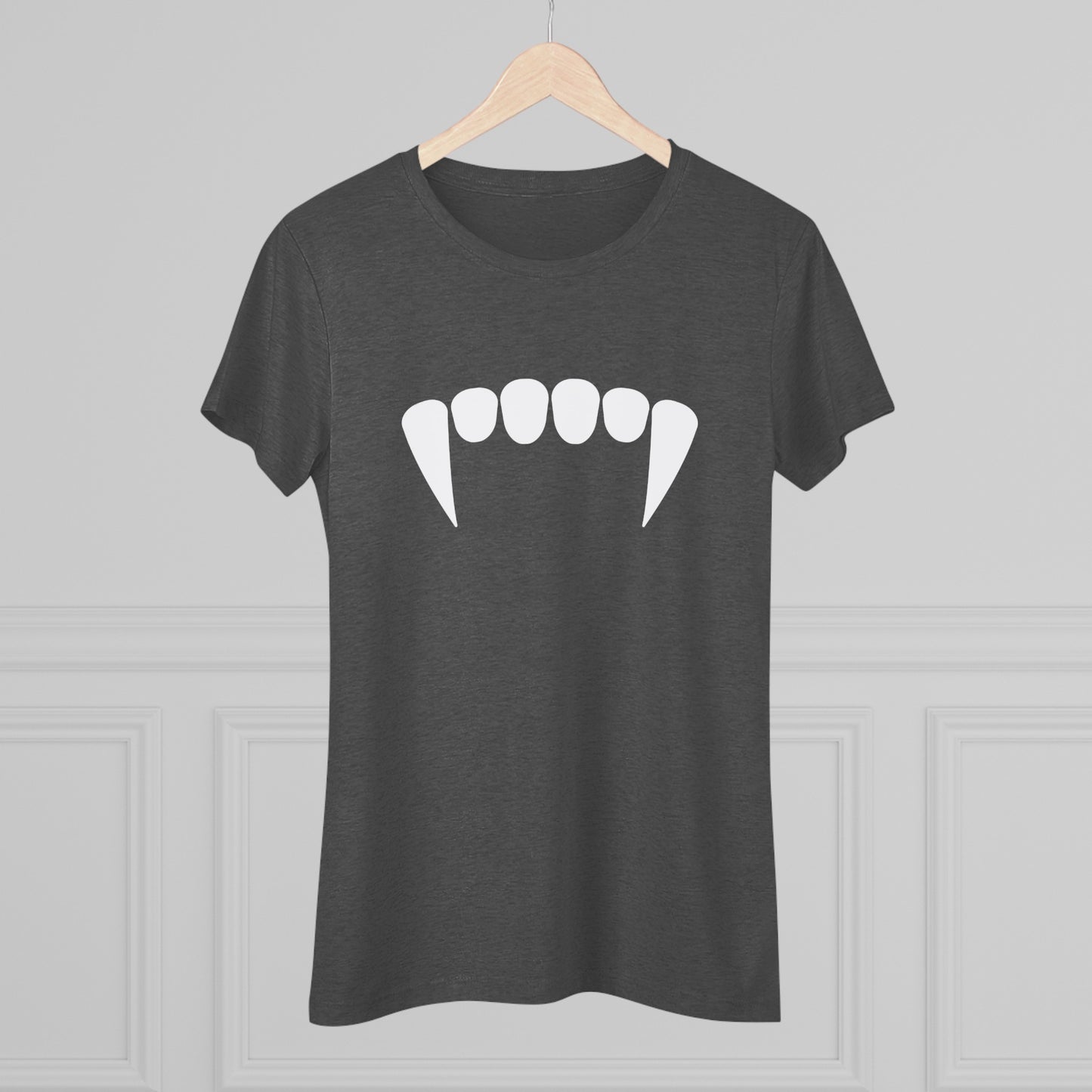 FANGS | Women's Triblend Tee | Vampire T-Shirt