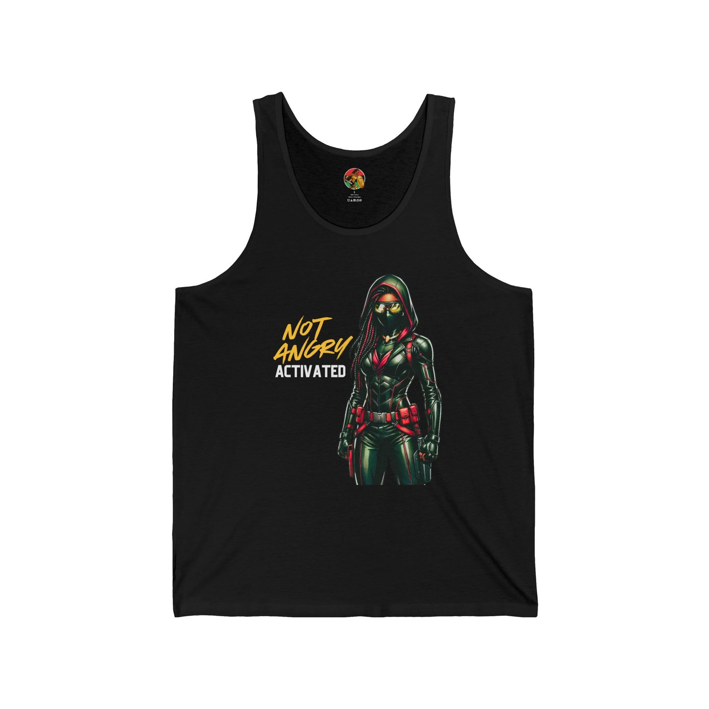 Street Justice Vigilante | Adult Unisex Jersey Tank | Summer Crime Fighter Fashion