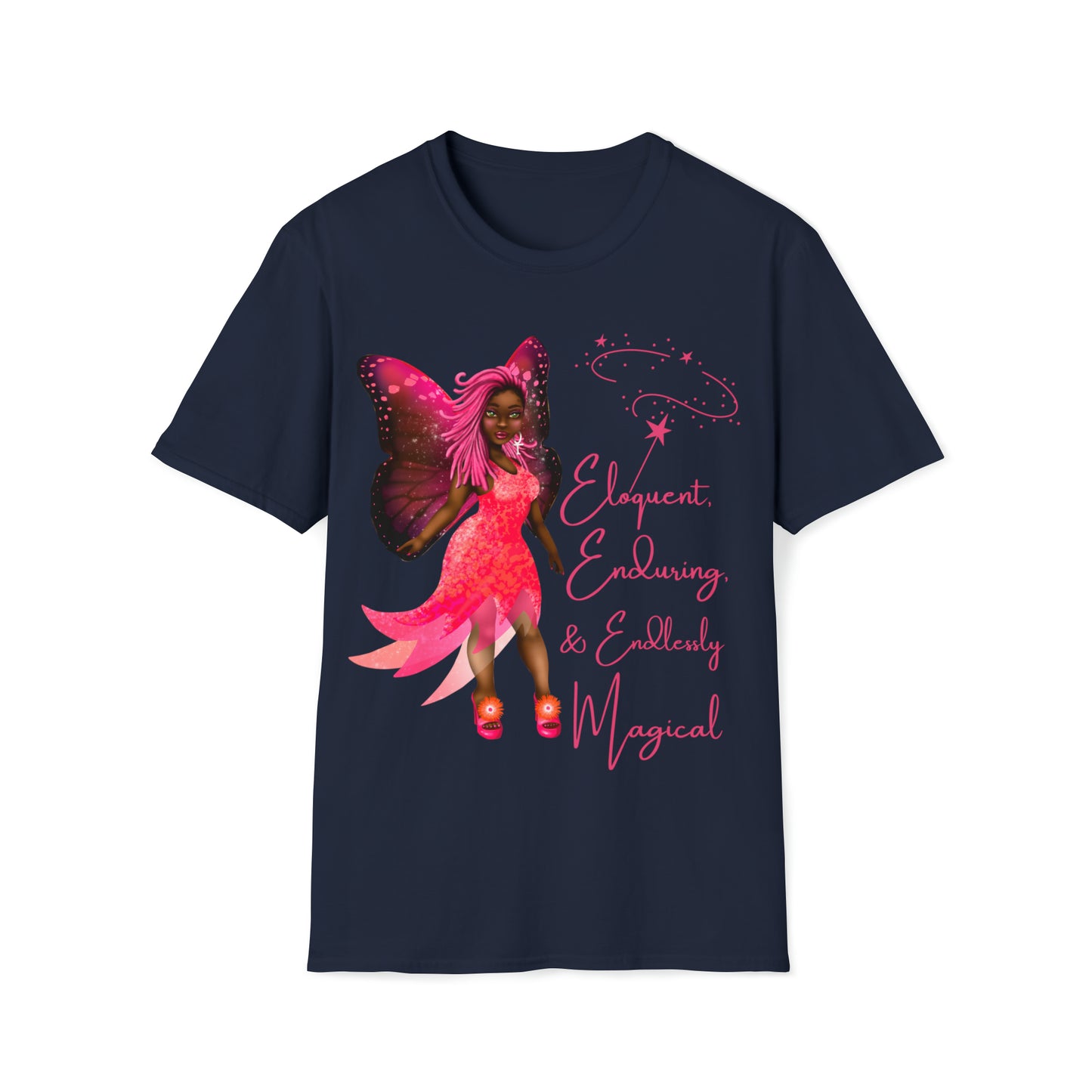 ELOQUENT, ENDURING, & ENDLESSLY MAGICAL | Adult Unisex Softstyle T-Shirt | Blerd Girl Fashion