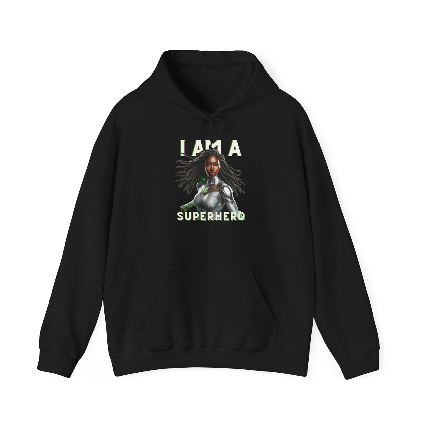 THE SILVER SOLDIER HOODIE | BLACK FEMALE SUPERHERO | OMEGA LEVEL PROTECTOR