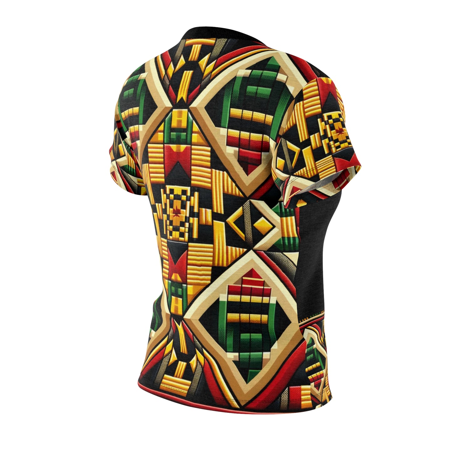 AFROFUTURISTIC KENTE SUPERHERO | Adult Women's Tee | BLACK HISTORY 365 COLLECTION