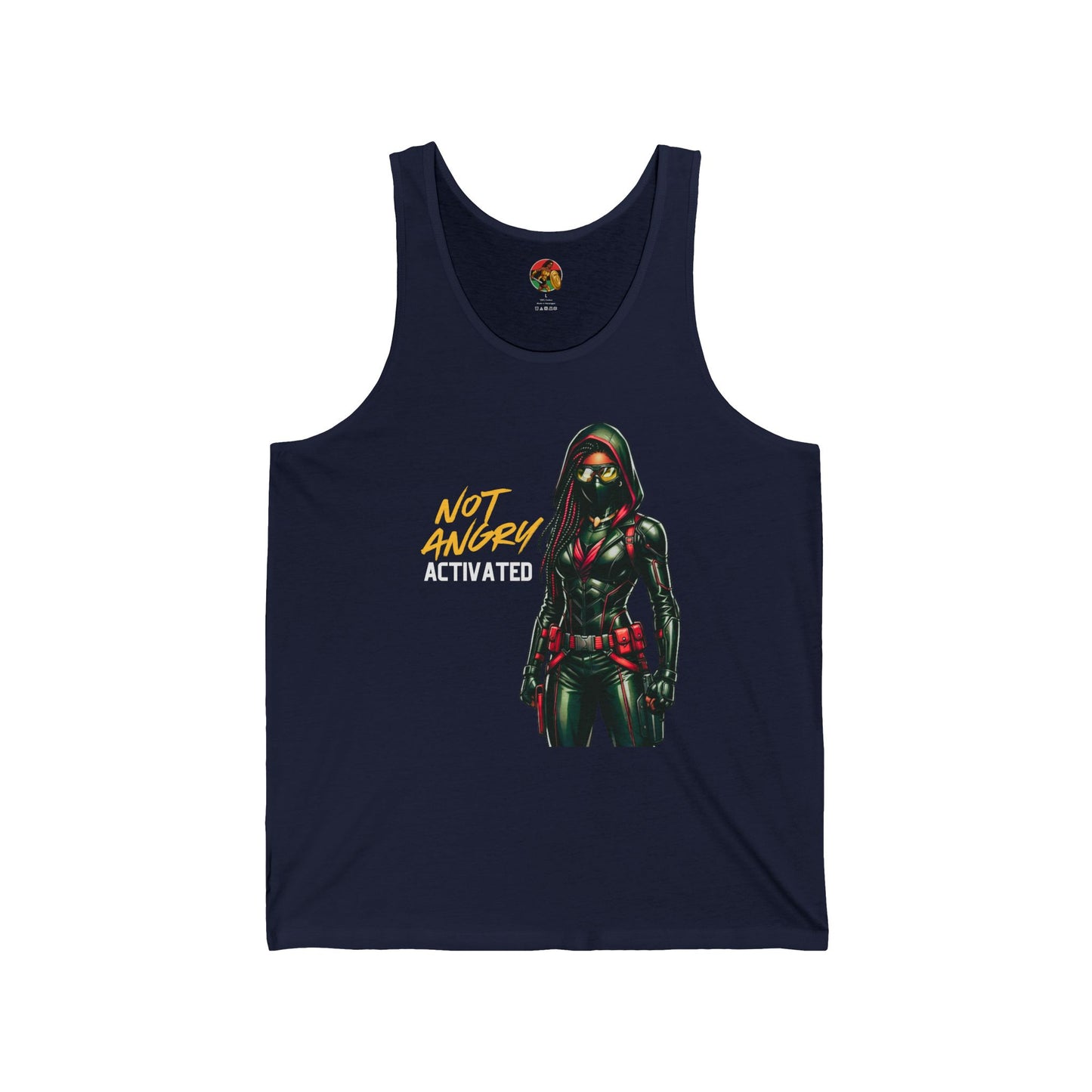 Street Justice Vigilante | Adult Unisex Jersey Tank | Summer Crime Fighter Fashion