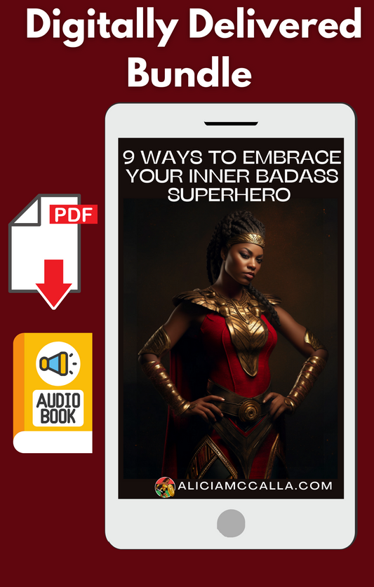 Digitally Delivered Bundle 9 Ways to Embrace Your Inner Badass Superhero Nubia With Hands on Her Hips