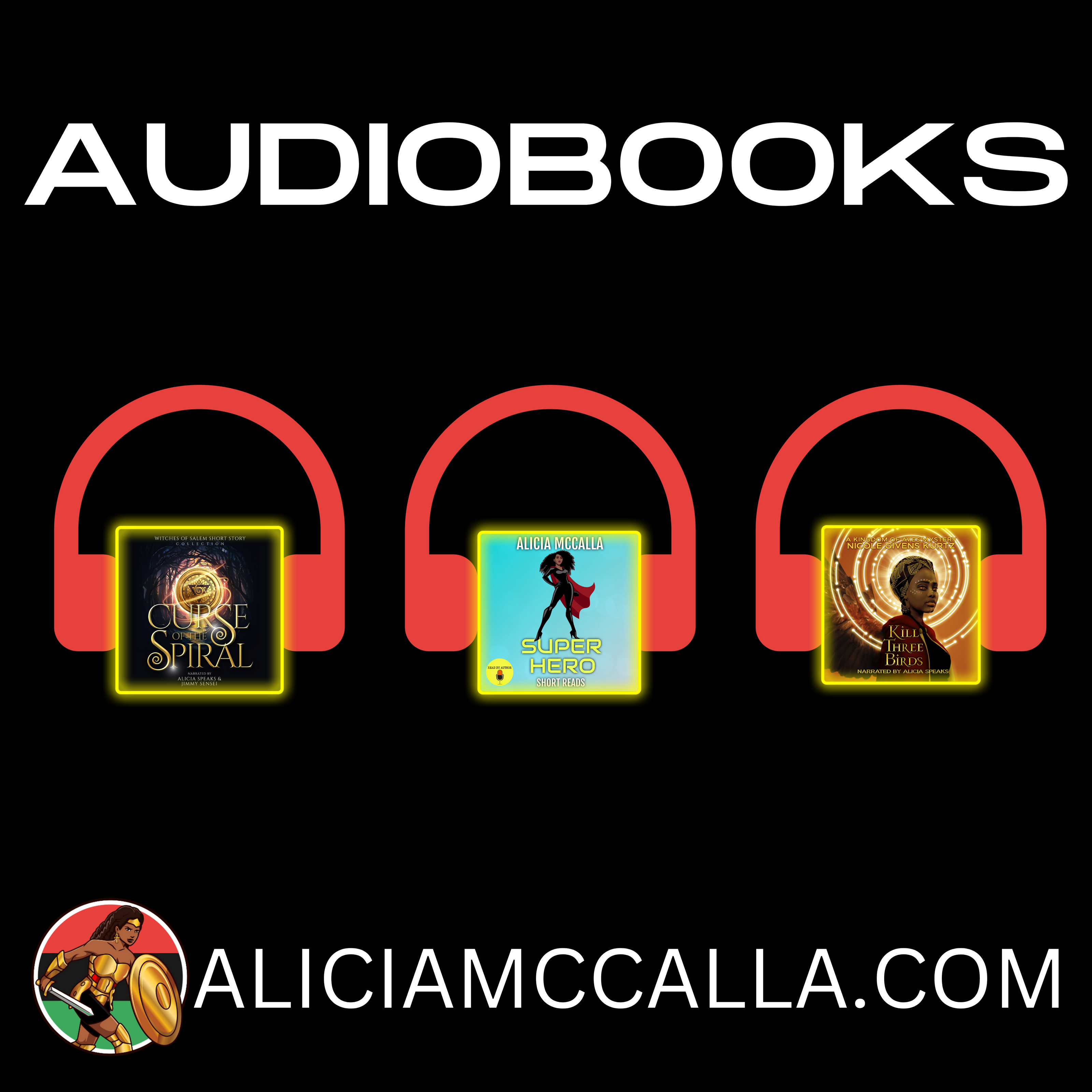 Audiobooks for Alicia McCalla's storefront