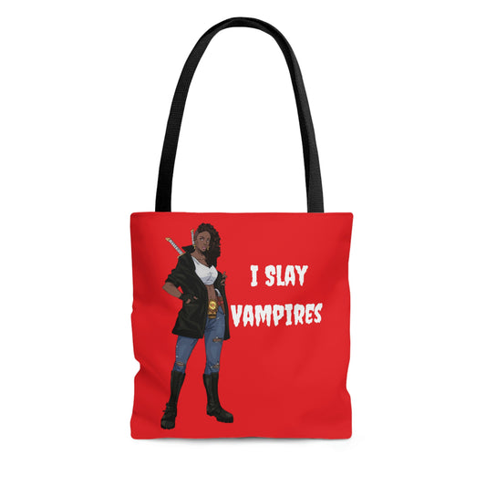 I Slay Vampires | Tote Bag | Vampire Hunter Fashion