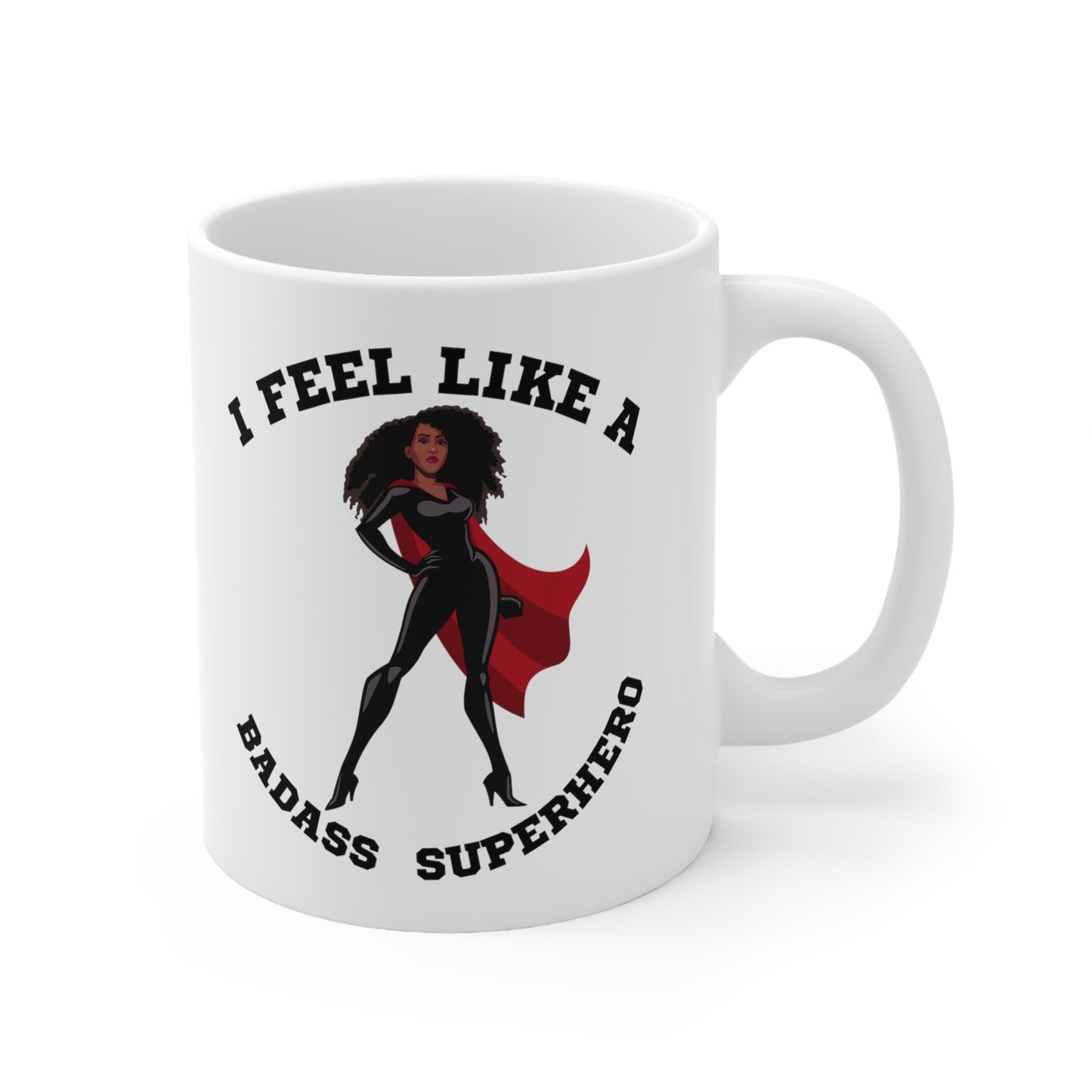 Badass Superhero | Ceramic Mug 11oz | Superhero Lifestyle and Accessories